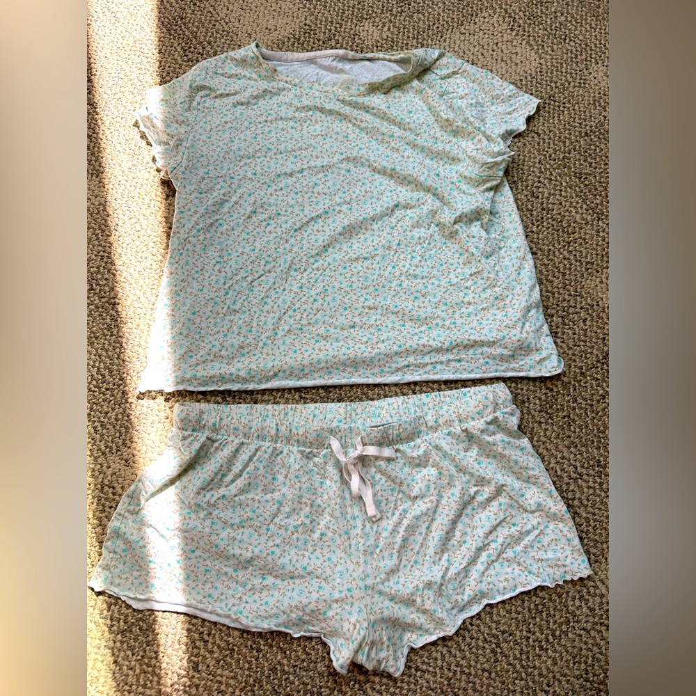 Women’s L Lauren Conrad Floral Print Sleepwear Set